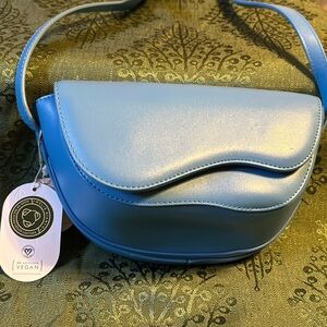Mealie Bianca Freida Blue Shoulder Strap Purse